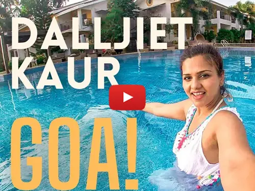 Bigg Boss Celebrity DALLJIET KAUR at the #waterfrontgoa!